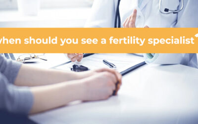 When should you see a fertility specialist?