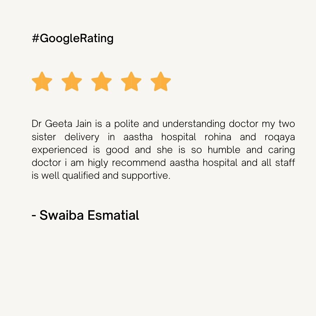 aastha Google rating