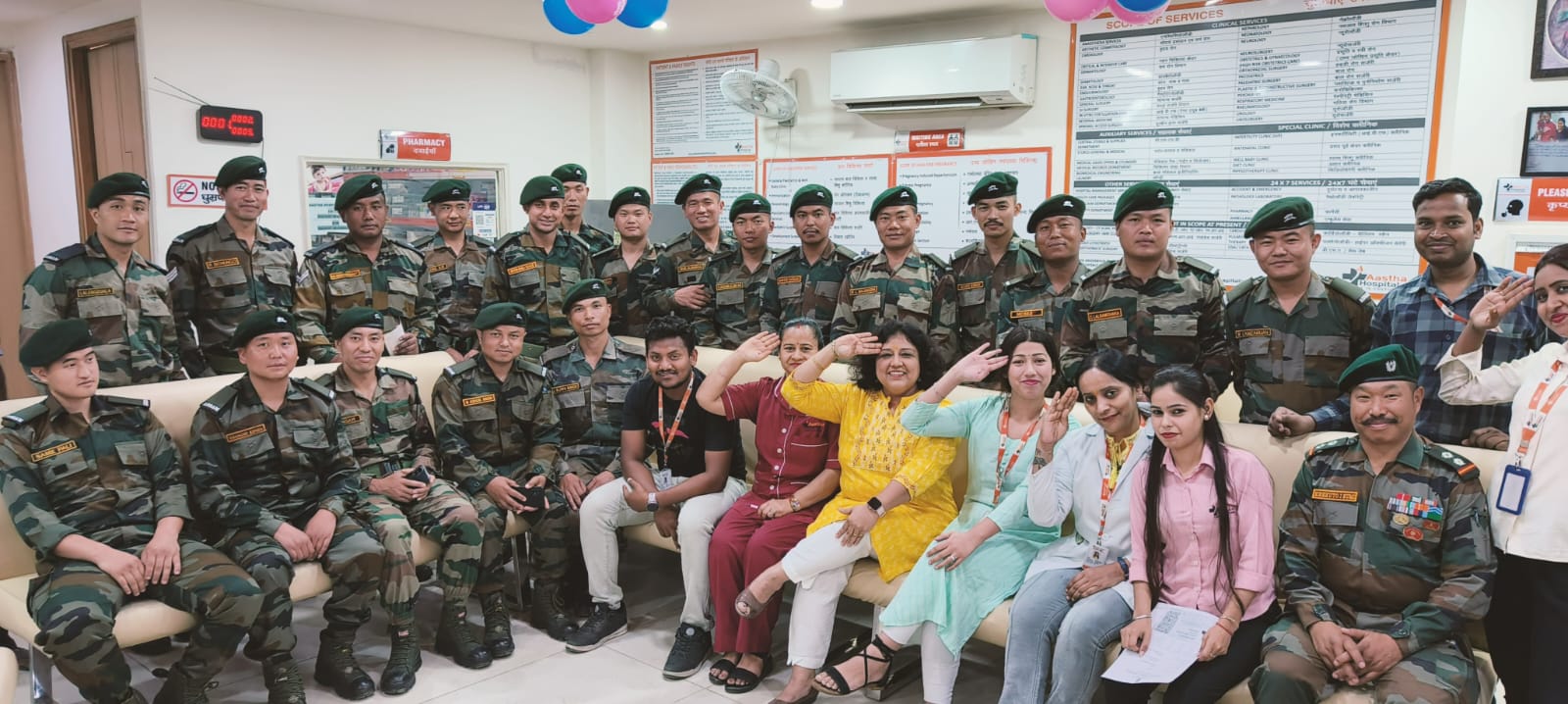 vaccination-indian-army-aastha-hospital